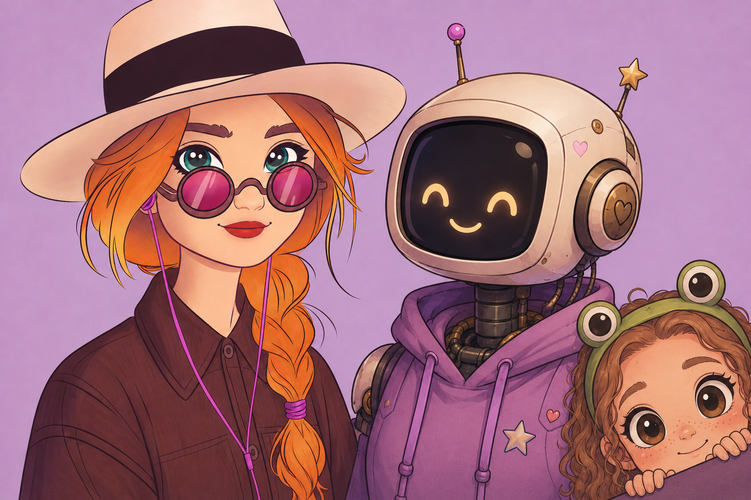 Sara, Neo and Molly